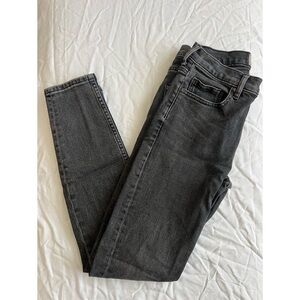 Everlane Medium Rise Regular Gray Jeans